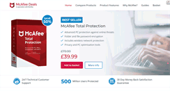 Desktop Screenshot of mcafee-deals.com